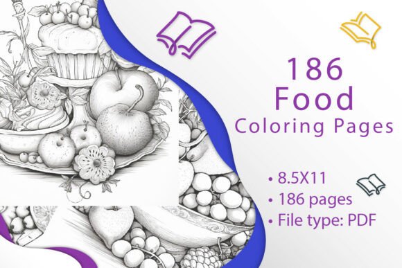 186 Food Coloring Pages