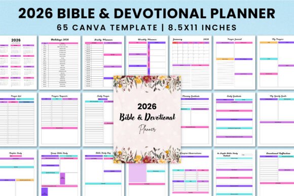 2026 Bible Devotional Planner Canva: A Strategic Tool for Spiritual and Personal Growth