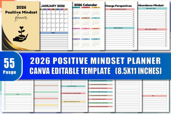 2026 Positive Mindset Planner