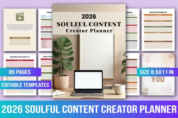 2026 Soulful Content Creator Planner