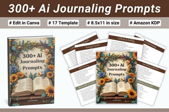 300 AI Journaling Prompts