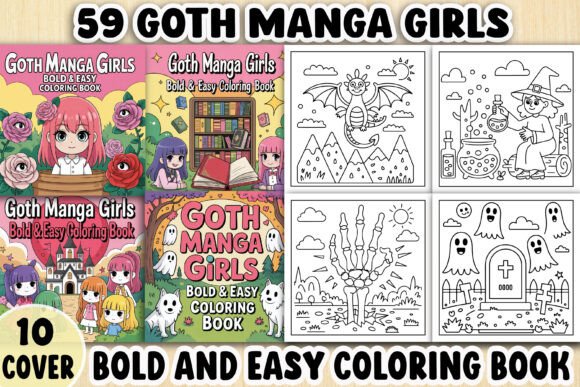 Darkly Beautiful Coloring Pages for Adults