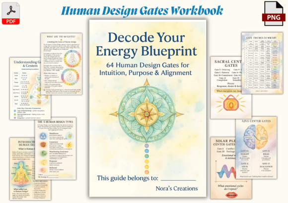 Decoding Your Energy Blueprint: A Deep Dive into the 64 Human Design Gates Workbook