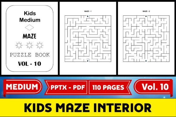 Kids Medium Maze Puzzle Interior - V 10: A Strategic Tool for Creative and Organized Planning