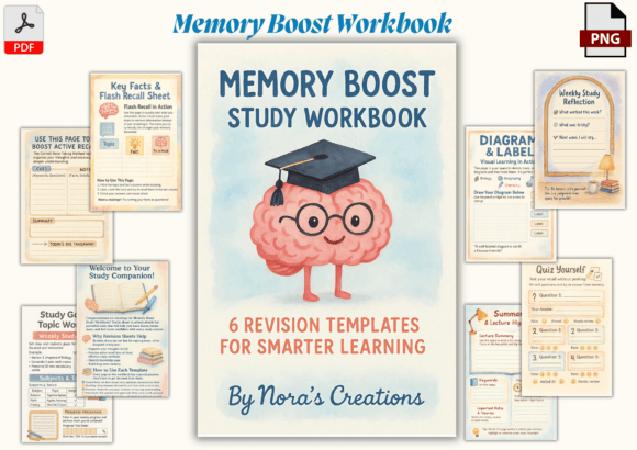 Memory Boost Study Workbook: Transforming Learning into a Creative and Effective Experience