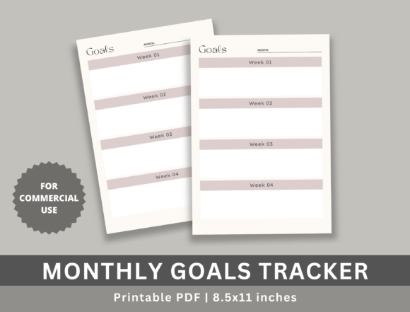 Monthly Goal Tracker for KDP: A Practical Tool for Low-Content Publishing