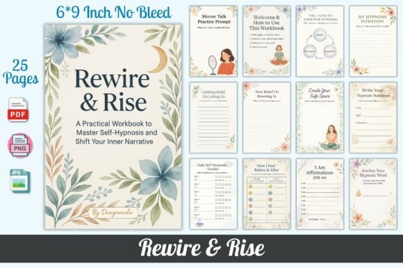 Rewire Rise Kdp Interior: A Thoughtful Look at What Makes This Printable Self-Hypnosis Workbook Distinct