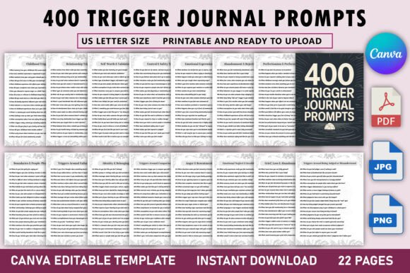 Unlock Self-Discovery with 400 Trigger Journal Prompts